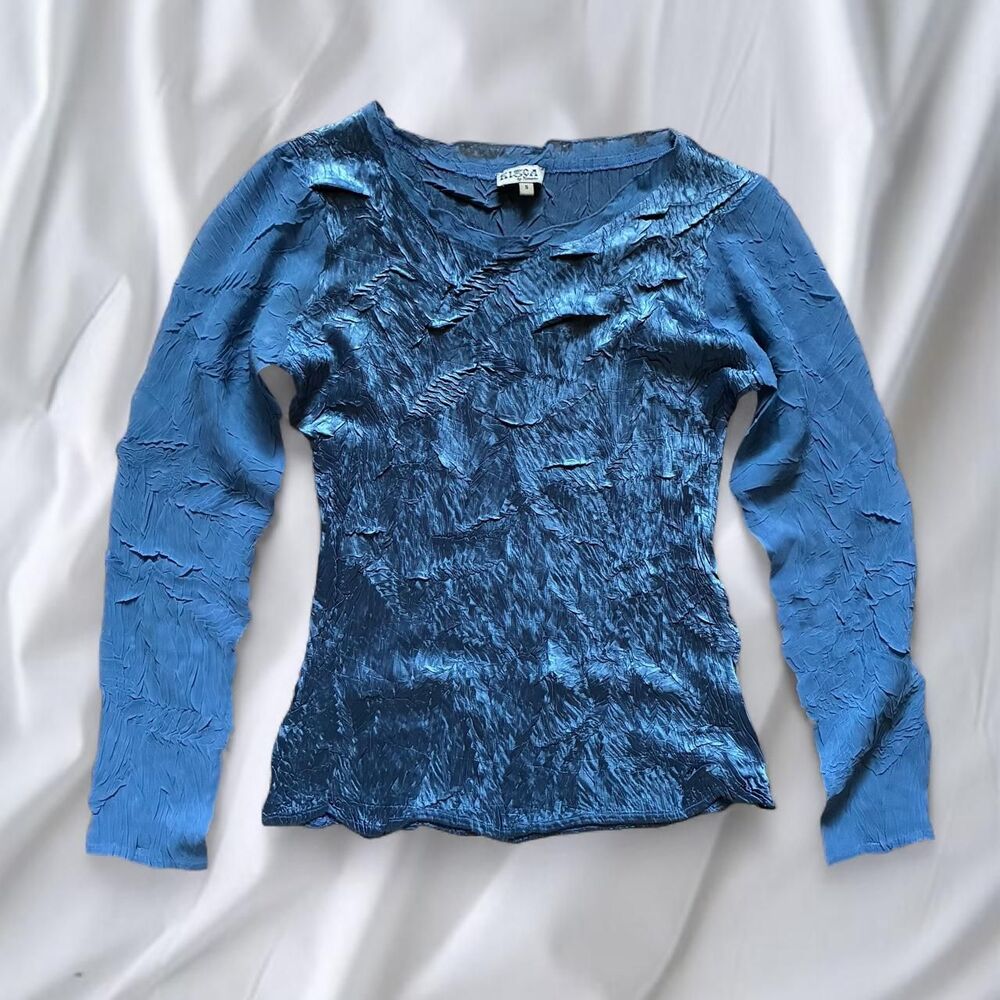 Y2K Crinkle Top